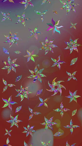 Soyut etnik raster çizim kalıbı. Kabile sanatı boho baskısı, klasik çiçek arkaplanı. Arkaplan dokusu, duvar kağıdı, kahverengi ve gri renkli çiçek teması.