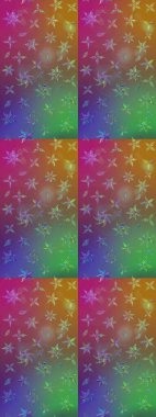 Suluboya, elle çizilmiş. Eskiz arkaplan modeli. Vadinin çiçekleri kahverengi ve mor renklerde. Raster - stok.