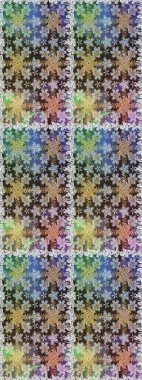 Altın kar taneleri basit, pürüzsüz desen. Soyut duvar kâğıdı, ambalaj dekorasyonu. Gri ve nötr renklerde Raster altın deseni. Kışın sembolü, Mutlu Noel tatili, Mutlu yıllar 2019.