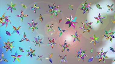 Çiçekli eskiz deseni. Suluboya çizimi. El çizimi. Gri ve mavi renkte çiçekler.