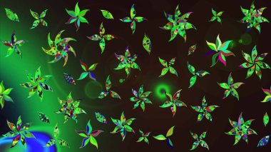 Çizim çiçek deseni duvar kağıdı, web sitesi arka planı, ambalaj kağıdı, davetiye, broşür, afiş veya web sitesi için kullanılabilir. El çizimi Raster çizimi. Parlak elementlerin.