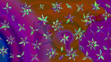 Güzel suluboya yaz çiçekleri deseni..