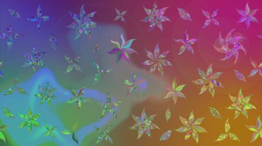 Bahar çiçekleriyle güzel bir çiçek deseni çizmişsin. Güzel kumaş deseni. Raster illüstrasyonu.