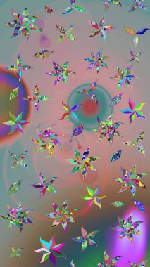 Küçük bir çiçekte eskiz deseni. Hoş bir çiçek geçmişi var. Güzel kumaş deseni. Raster illüstrasyonu.