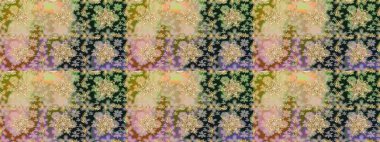 Tarafsız renklerde, altın elementlerle pürüzsüz bir desen. Şam tasarım için kusursuz desen.