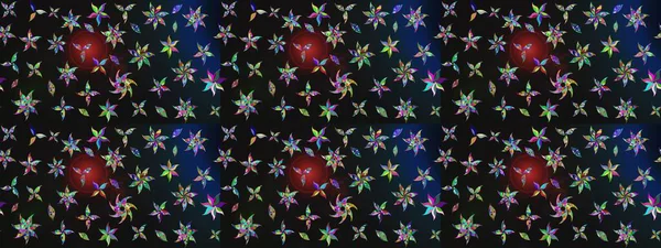 Klasik çiçek desenli. Paketleme, tekstil, duvar kâğıdı için çiçek eskizi. Yumuşak fayans. Raster 'ın taze dokusu. Yumuşak pamuk tasarımı.