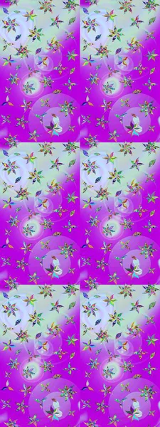 Raster. Düz Çiçek Elementleri Tasarımı. Renkli Bahar Teması çizim şablonu.