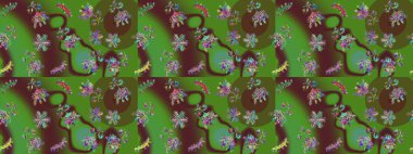 Noel süsleri ve Noel süsleri. Raster Noel soyut renkli arkaplan ve düşen kar tanesi.