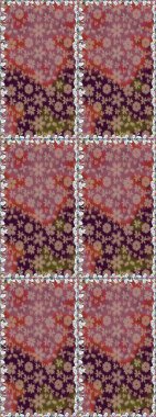 Küçük ölçekli çiçek basit şirin desende. Üretim, duvar kağıdı, baskı, hediye paketi ve scrapbooking Tekstil veya kitap için çiçek sorunsuz arka plan kapsar. Raster illüstrasyon.