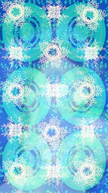 İllüzyon. Düşen Noel stili kar taneleri. Kar taneleri, kar yağışı. Güzel, mavi kar taneleri, renkli bir arka planda izole edilmiş..