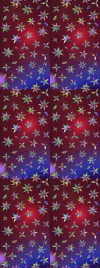 Egzotik çiçekler, mor ve kırmızı renkler üzerine botanik ve parlak klasik doğa. Klasik tropikal doğal elementlerin suluboya seti. Raster illüstrasyonu.