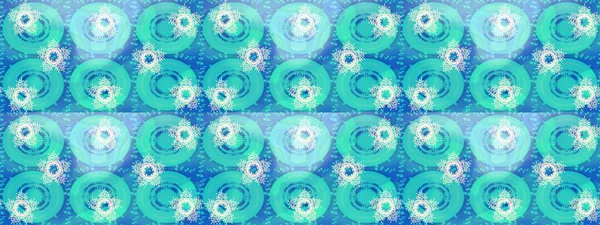 Kış kar taneleri, raster arka plan. Yüzey için tekrarlanan doku, ambalaj kağıdı, mavi üzerine kar tanesi, nötr ve yeşil renkler.