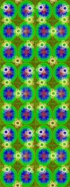 Raster illüstrasyonu. Renkli Bahar Temalı Kusursuz Arkaplan. Düz Çiçek Elementleri Tasarımı. Kusursuz Chichi kumaş deseni. Çiçek deseni.