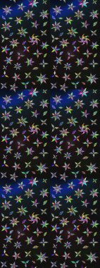 Raster illüstrasyonu. Patlayan çiçekler soyut olarak yerleştirilmiş. Raster deseni. Gri ve mavi renkte bahar çiçekleri.