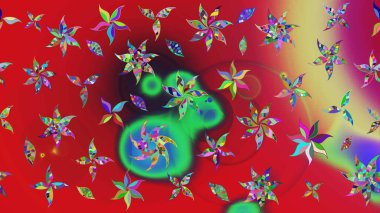 Klasik çiçek desenli. Paketleme, tekstil, duvar kâğıdı için çiçek eskizi. Yumuşak fayans. Raster 'ın taze dokusu. Yumuşak pamuk tasarımı.