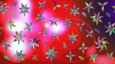 Güzel suluboya yaz çiçekleri deseni..