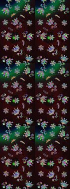 Kartlar, davetiyeler, tarih kartları ve daha fazlası için kullanılabilir. Raster şirin suluboya çiçek desenleri çiziyor. Büyük bir suluboya çiçek seti..