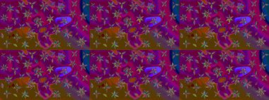 Sınır Kızılderili çiçekli paisley patten. Taslak süsleme izi. Etnik Mandala havlusu. Raster Henna tarzı. Tebrik kartı arkaplanı, boyama kitabı, arkaplan, tekstil için kullanılabilir.