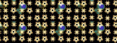 Renkli elementlerle Raster ilginç desen.