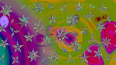 Fantezi çiçekli eskiz deseni, doğal duvar kağıdı, çiçek desenli kıvrım çizimi. Paisley el çizimi elementler. Ev dekoru.