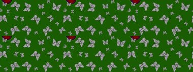 Sonsuz. Çizim, karalama, karalama. Raster illüstrasyonu. Elle çizilmiş sevimli kız çizimi. Tekrarlanan kelebekler.