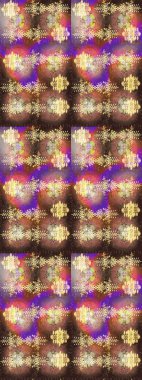 Bokeh kahverengisi, bej, mor ve kar taneleri olan dekoratif Noel arkaplanı. Raster illüstrasyonu.