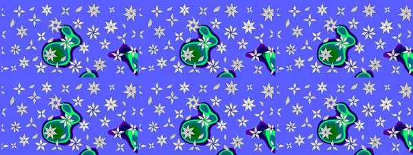 Raster illüstrasyonu. Küçük çiçekteki sevimli çiçek deseni. Tony 'nin kumaş kalıbını çiz. Modaya uygun kumaş deseni.