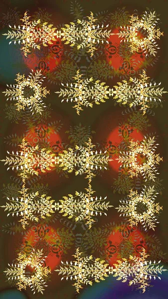 Raster illüstrasyonu. Çiçekli karalama şeklinde Raster çiçek deseni. Kahverengi, yeşil ve turuncu renklerde bahar çiçekleri..