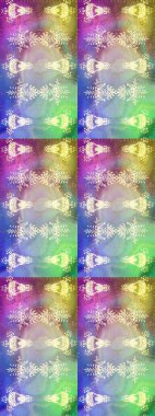 Kar tanesi süsü Raster illüstrasyonu. Güzel süs eşyası. Altın renkte kar tanesi süsü. Kar taneleri izole edildi.