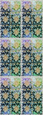 Doğu tarzı arabesk. Altın elementli nötr ve gri renkler. Kusursuz altın desenli bukleler. Raster illüstrasyonu. Raster altın desen.