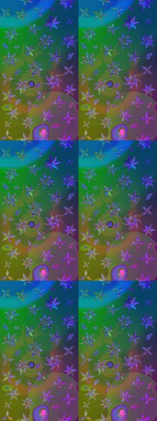 Raster illüstrasyonu. Güzel kumaş deseni. Küçük bir çiçekte eskiz deseni. Güzel çiçek arkaplanı..