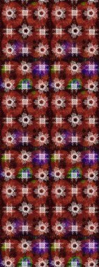 Renkli elementlerle Raster ilginç desen