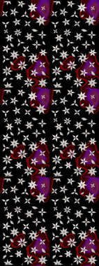 Raster Güzel kumaş deseni. Çiçek arkaplan ile soyut zarafet çizim deseni.