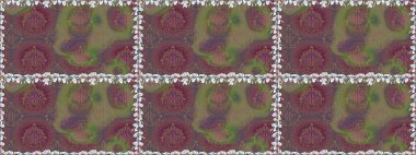 Kızılderili desenli desenli desenli şal deseni. Tekstil, tebrik kartı, boyama kitabı, telefon kılıfı baskısı için kullanılabilir. Etnik Mandala süsü. Raster Henna dövme stili.