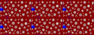 Kırmızı ve nötr renklerde çiçekler. Çiçek desenli eskiz, darbeler, sıçramalar, yaz çiçekleri. Raster illüstrasyonu.