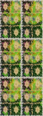 Duvar kâğıdı barok, İspanyol kumaşı. Kusursuz raster arka plan. Şık bir grafik desen. Çiçek deseni. Kahverengi ve bej renklerdeki altın elementler.