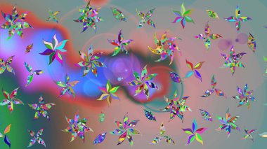 Tekrar eden çiçek arkaplanı, zarif nötr ve gri çiçek duvar kağıdı. Tarafsız ve gri renkler üzerine çiçek desenli çizimler, el yapımı papatyalar, papatyalar..