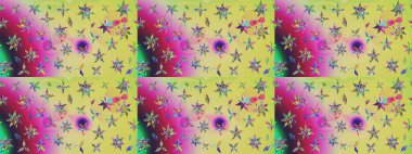 Çiçekli el çizimi çizimi deseni. Modern gelişim, nötr ve yeşil raster arka plan duvar kağıdı çizimi, klasik çizgiler, desenli desenli çiçekler, çiçekli süsler..