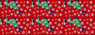 Modern gelişim kırmızı ve nötr raster arka plan duvar kâğıdı çizgisi, klasik desenli desenli desenli çiçekler, çiçekli süsler. Çiçekli el çizimi çizimi deseni.