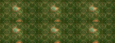 Yeşil, kahverengi ve bej renkli çiçekler. Güzel çiçek deseni. Renkli Bahar Temalı Kusursuz Arkaplan. Düz Çiçek Elementleri Tasarımı.