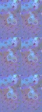 Raster Hip kumaş deseni. Eskiz Vintage Çiçek Deseni.