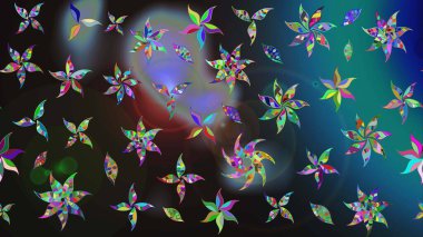 Küçük gri ve mavi renkte güzel bir besin torbası deseni, çiçekler. Millefleur 'lar. Tekstil, kumaş, kapaklar, duvar kağıtları, baskı, paket, koleksiyon defteri, örgü, dekupaj için çiçek arkaplanı..