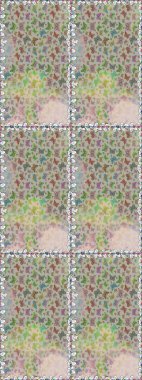 Raster. Çocuk kelebeklerin pürüzsüz deseni. Kağıt, kumaş, ambalaj kağıdı ve duvar kâğıdı tasarımı için hoş bir arkaplan. Gri renkli sanat kelebekleri.