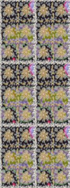 Duvar kâğıdı barok, İspanyol kumaşı. Gri ve nötr renklerde grafiksel modern kusursuz desen. Kusursuz çiçek deseni. Kusursuz raster arkaplanı.