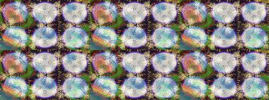 Tarafsız ve gri renklerde çiçekler. Küçük çiçekteki sevimli çiçek deseni. Raster illüstrasyonu.