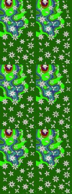 Küçük çaplı çiçeklerdeki basit şirin desenler. Tekstil veya kitap kapakları, imalat, duvar kağıtları, baskı, hediye paketi ve yapıştırma kitabı için çiçek eskizi geçmişi. Raster illüstrasyonu.