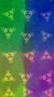 Renkli kar taneleri Raster çizimi. Güzel bir kış süsü. Altın kar tanesinden izole edilmiş..