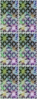 Damask kusursuz yinelenen arkaplan. Gri ve nötr renklerde altın element. Barok tarzında altın çiçekli süs. Doku arkaplanı üzerine altın duvar kağıdı.