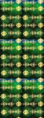 Yeni yıl kar tanesi. Güzel soyut kar taneleri raster tasarımı. Düz kar karalama ikonları, kar taneleri silueti yeşil, gri ve sarı renkler Noel afişi için, kartlar.