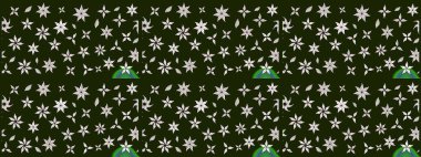 Küçük çaplı çiçeklerdeki basit şirin desenler. Tekstil veya kitap kapakları, imalat, duvar kağıtları, baskı, hediye paketi ve yapıştırma kitabı için çiçek eskizi geçmişi. Raster illüstrasyonu.